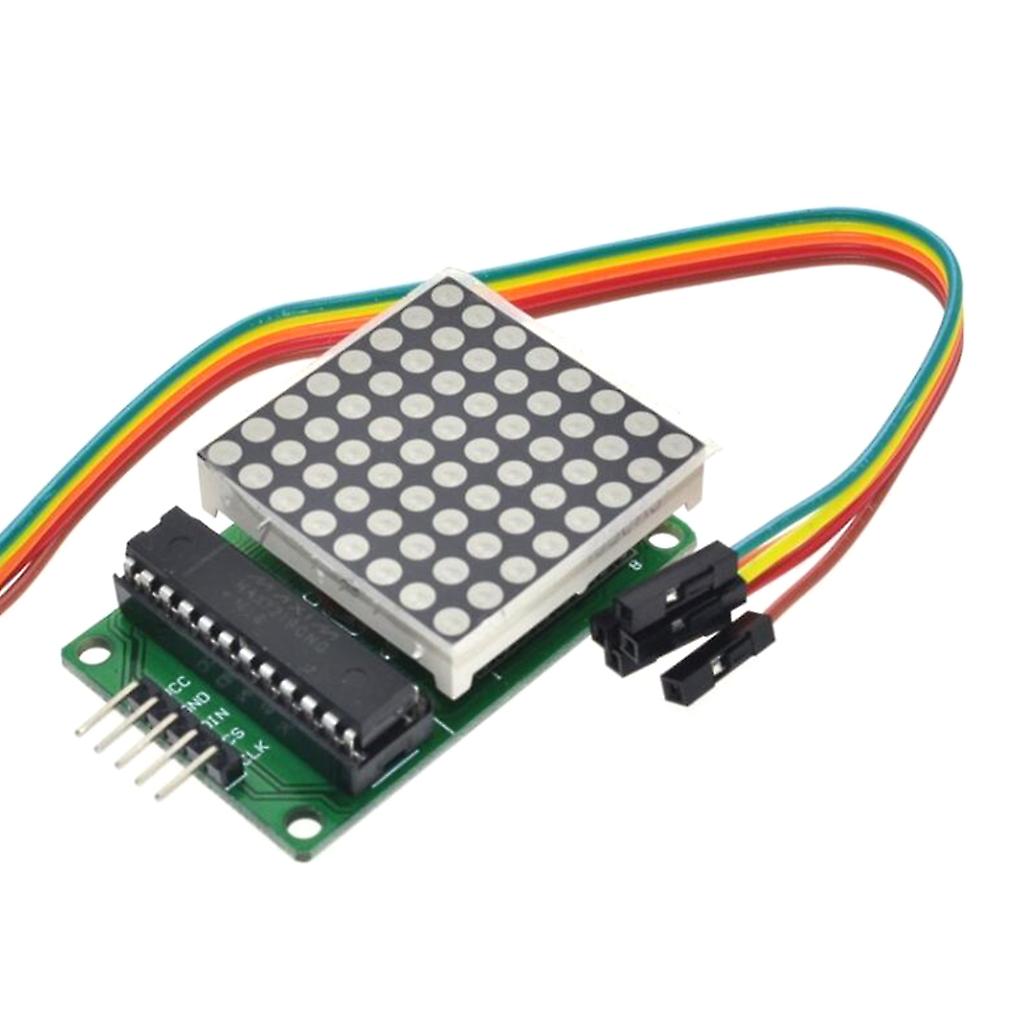 MAX7219 Dot Matrix Modules for Arduino Microcontroller LED Display with Line
