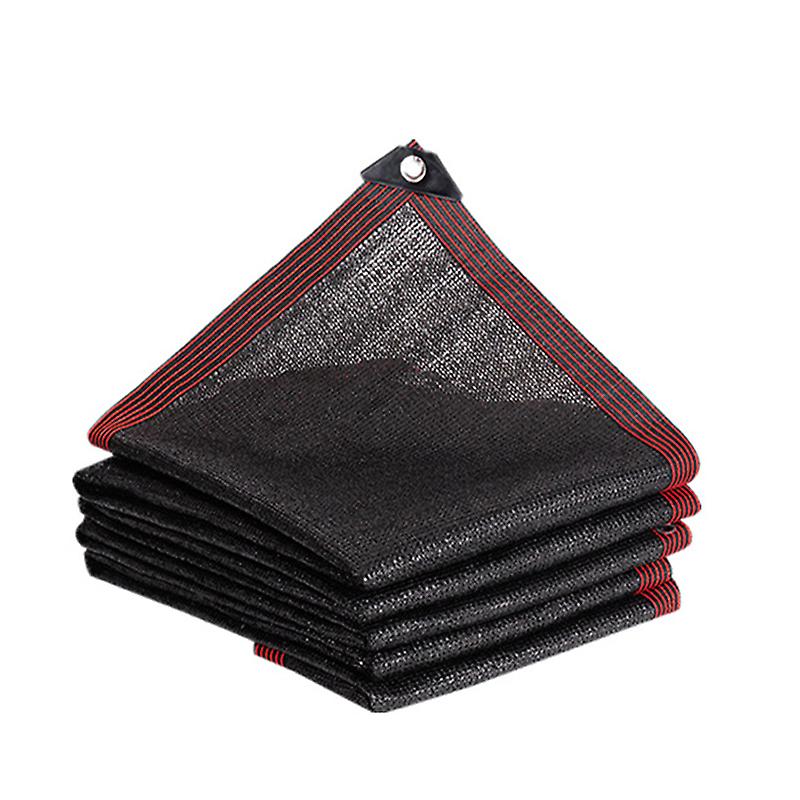 12 Pin Black Sunshade Net Anti-uv Garden Balcony Plant Shade Cover Net Outdoor Pergola Canopy Swimming Pool Sunshade Net Cloth