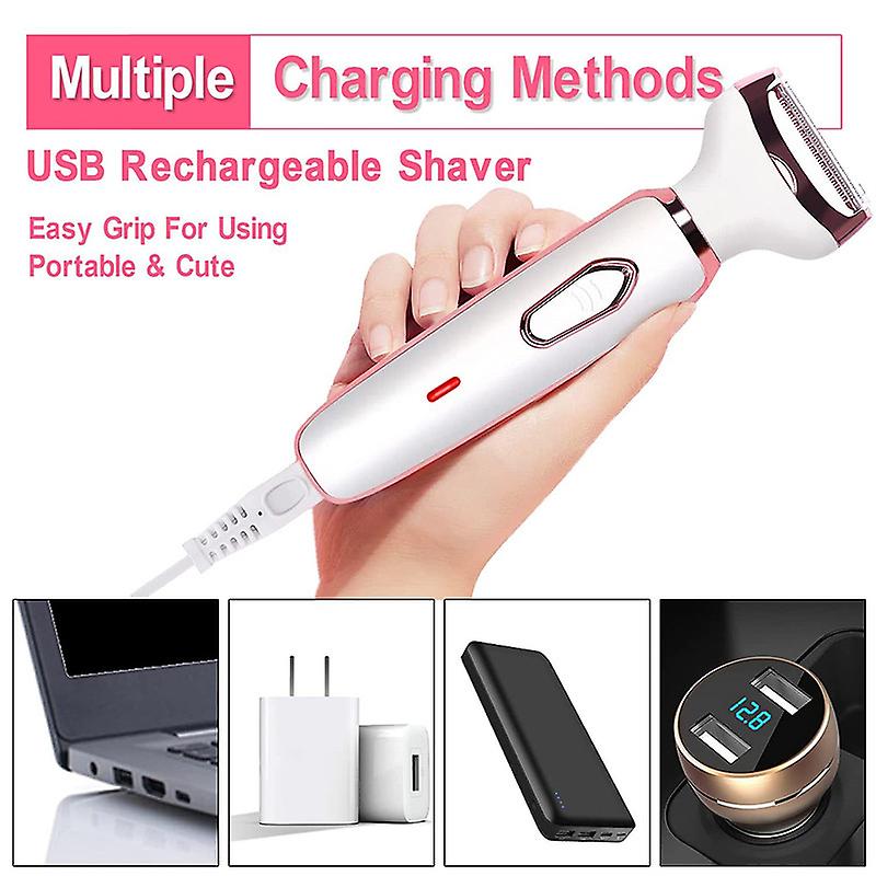 4 In 1 Best Electric Razors For Women Pubic Hair, Girls Ladies Bikini