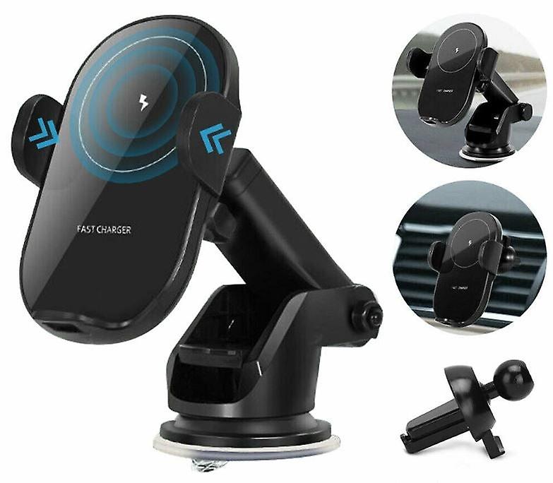 Automatic Clamping Wireless Car Charging Charger Mount Air Vent Phone Holder
