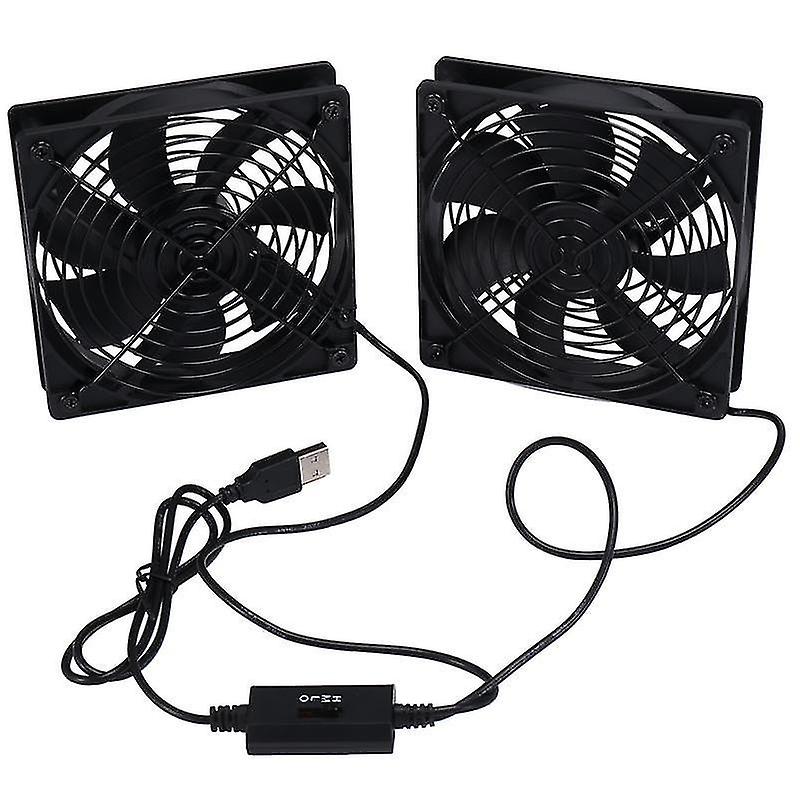 120mm 5v Usb Powered Pc Router Fans with Speed Controller High Airflow Cooling Fan for Router Mode