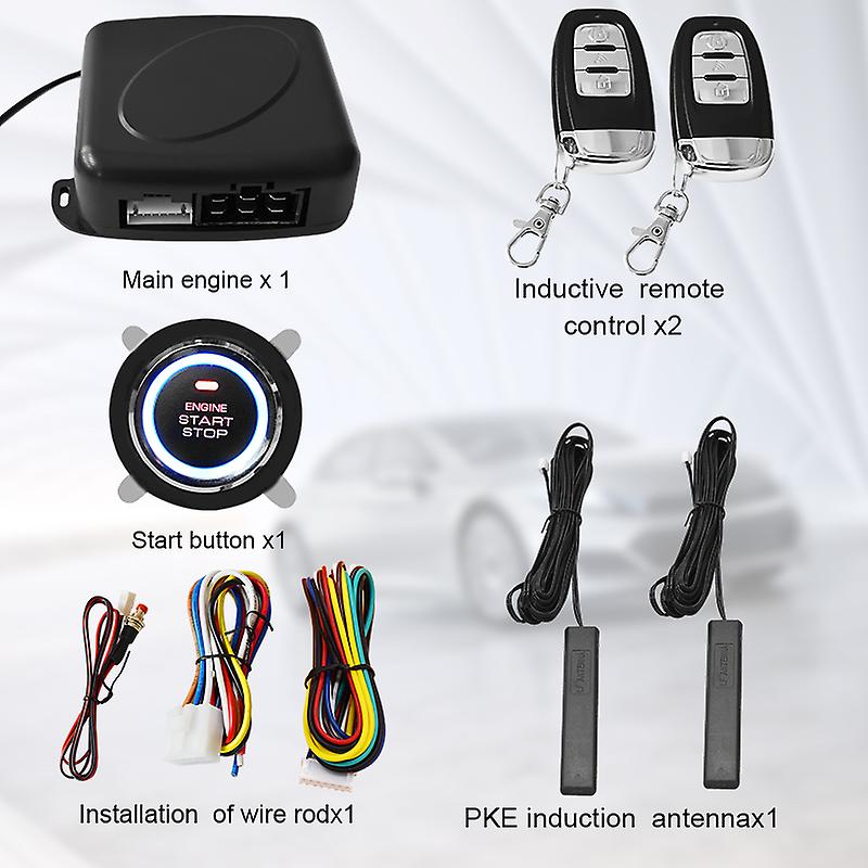 Car Pke One Key Start Keyless Entry System One Key Start Car Ignition