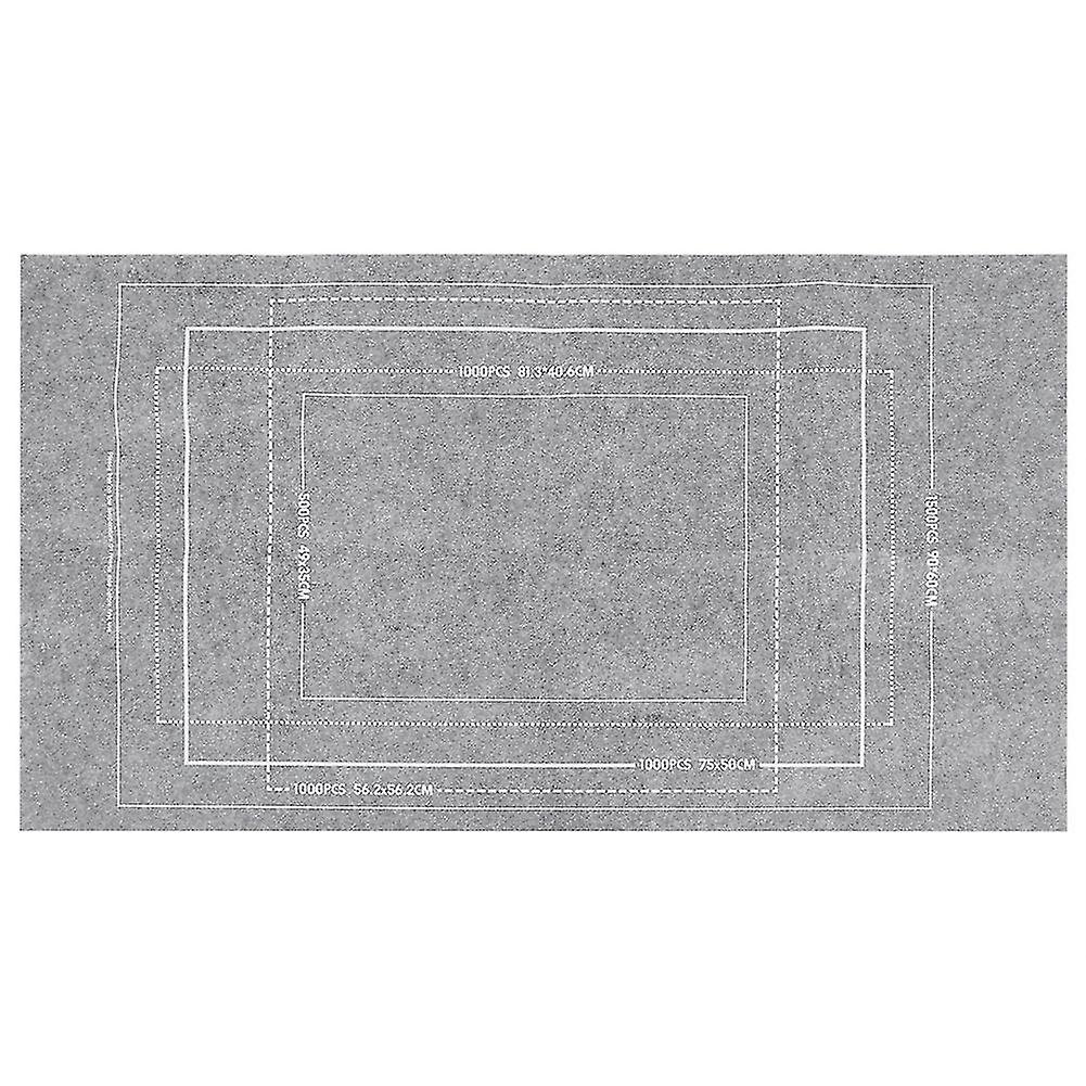 Puzzle Mat Storage Felt Blanket 1500 Pieces Large Capacity 26x46 Inches Durable Grey Soft Material Portable Organiser for Puzzle Assembl