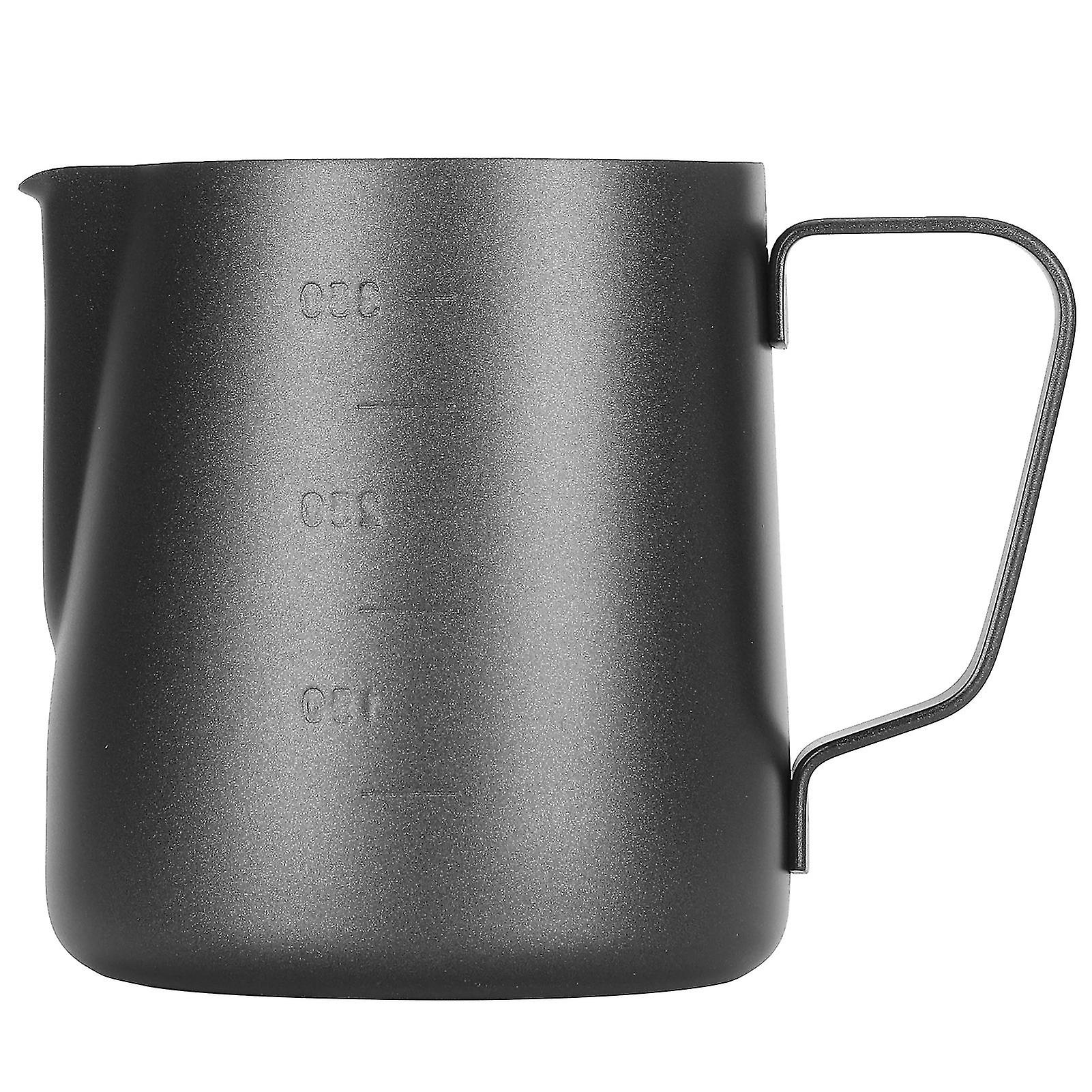 Frothing Pitcher with Double Scale, Thick Latte Pitcher for Home or Office, 350ml