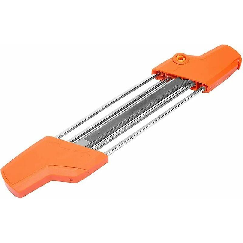 Sharpener Chainsaw Sharpening Kit, Chainsaw Sharpener, Quick Stone Sharpener, Orange 4.0mm