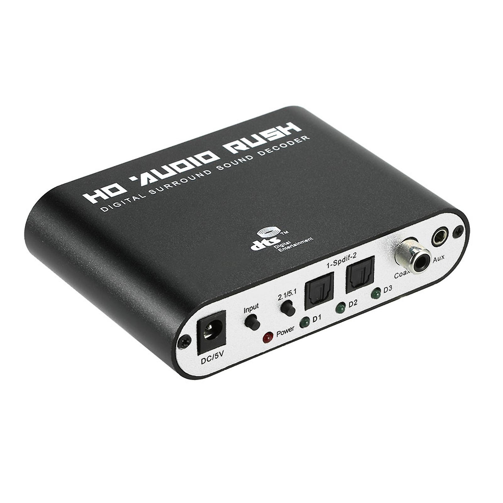 5.1 Audio Rush Spdif Coaxial To 5.1/2.1 Channel Dts/ac-3 Audio Decoder