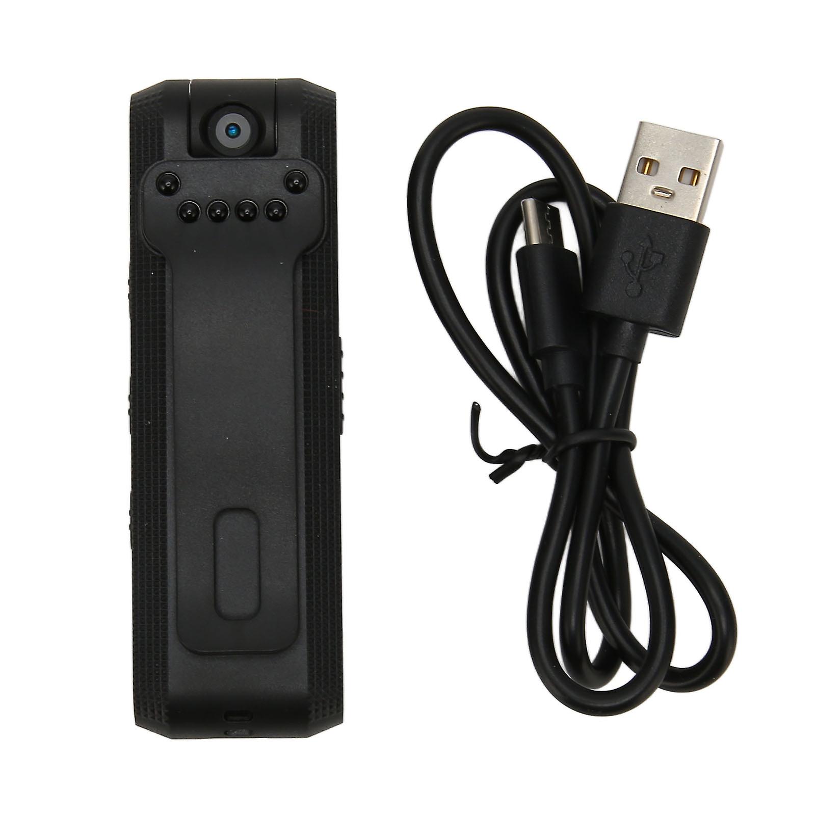 Portable Mini Camcorder Featuring Infrared Night Vision and 360° Lens