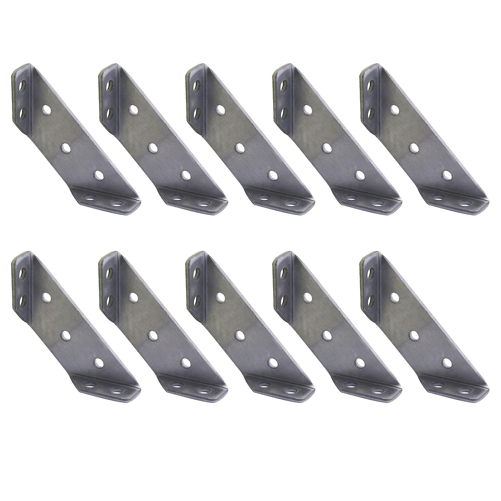 Promotion, 10PCS Universal Møbler Corner Connector Rustfritt stål hjørne seler for skap, rask frakt