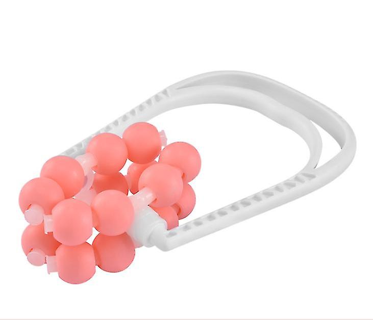 Pink 16 Balls Muscle Relaxer Leg Massage Roller Calf Massage Stick Fitness Yoga Equipment Az12685