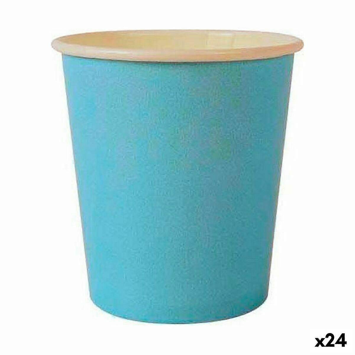 Set med glasögon Algon Engångskartong Blå 20 stycken 120 ml (24 Units)