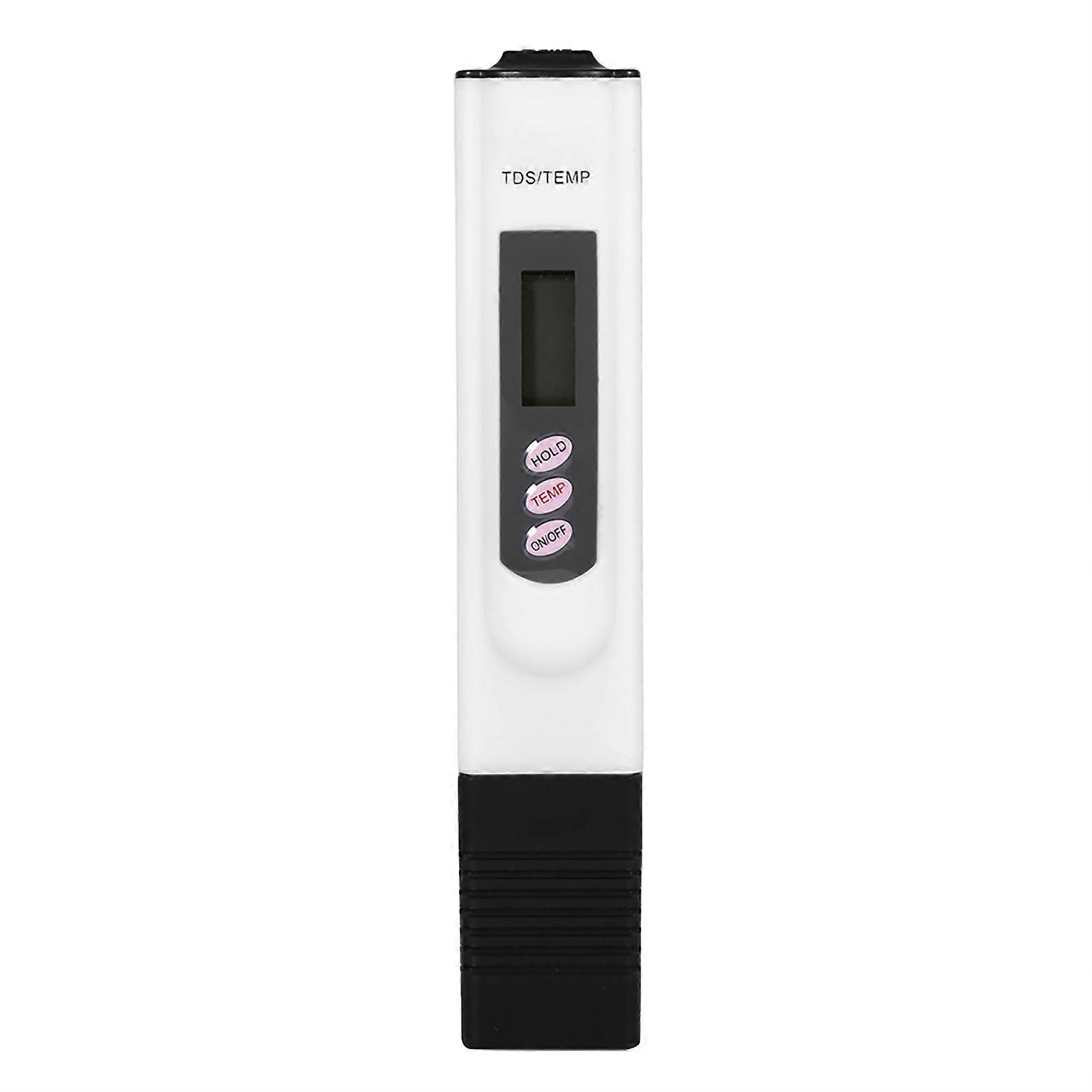 LCD Digital Water Quality Test Pen Purity Filter TDS Tester Temperature 0-9999ppm White