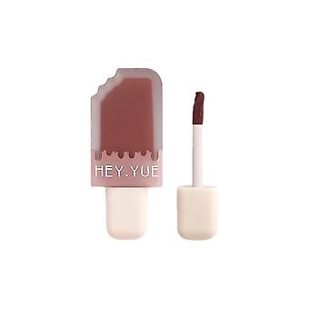 6pcs Lip Gloss Velvet Satin Lipstick Lip Ice Cream Lip Glaze Waterproof Long Lasting Beauty Woman Lips