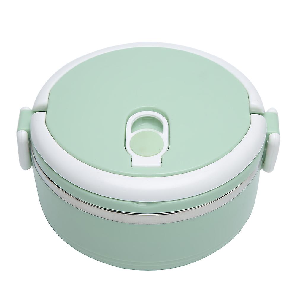 Stainless Steel Thermal Insulated Lunch Box for Rice and Noodles, 2-Compartment Food Container, 500ml, Leak-Proof Design