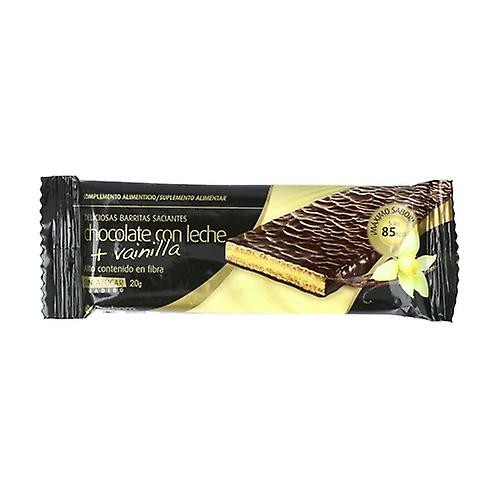 Milk and vanilla chocolate bar 1 bar