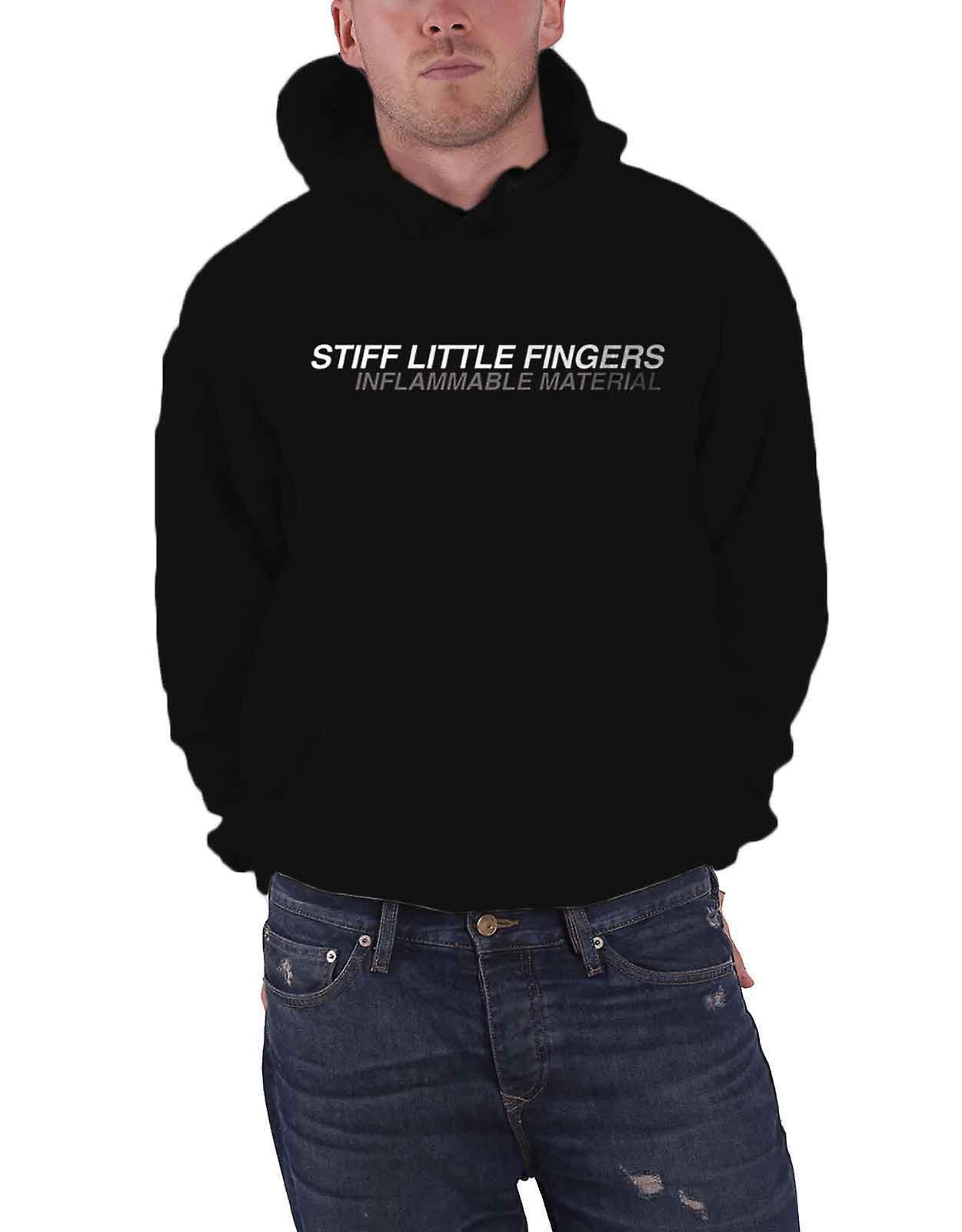 Sudadera con capucha de material inflamable Stiff Little Fingers