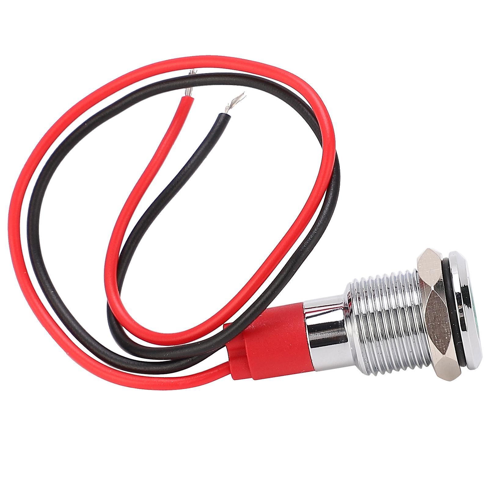 LED Metal Indicator Light Waterproof Power Small Corded Industrial Control Components 10mm220V