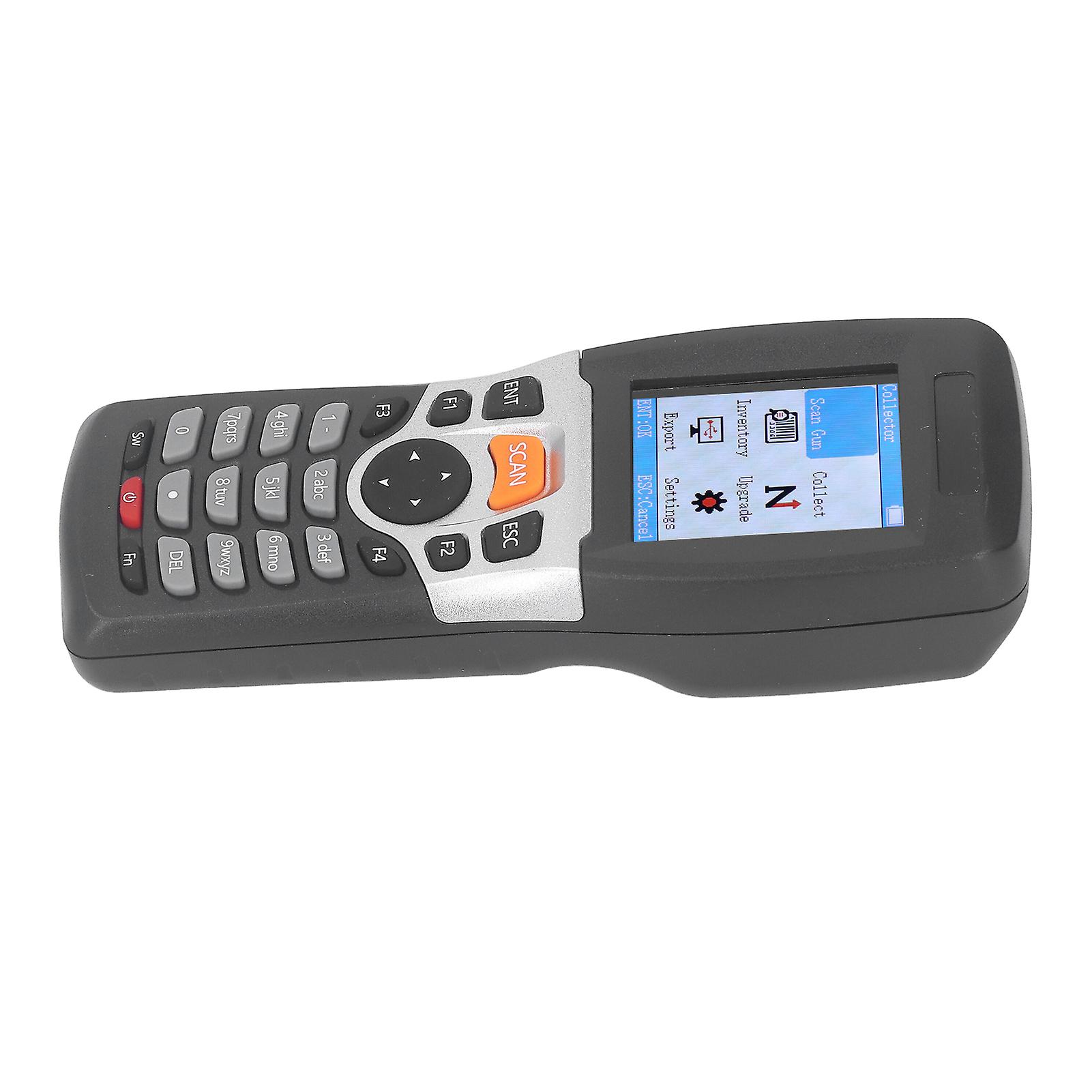 Wireless Barcode Scanner 1D 2.4GHZ 2.2 Inch Color Screen Portable Inventory Scanner 