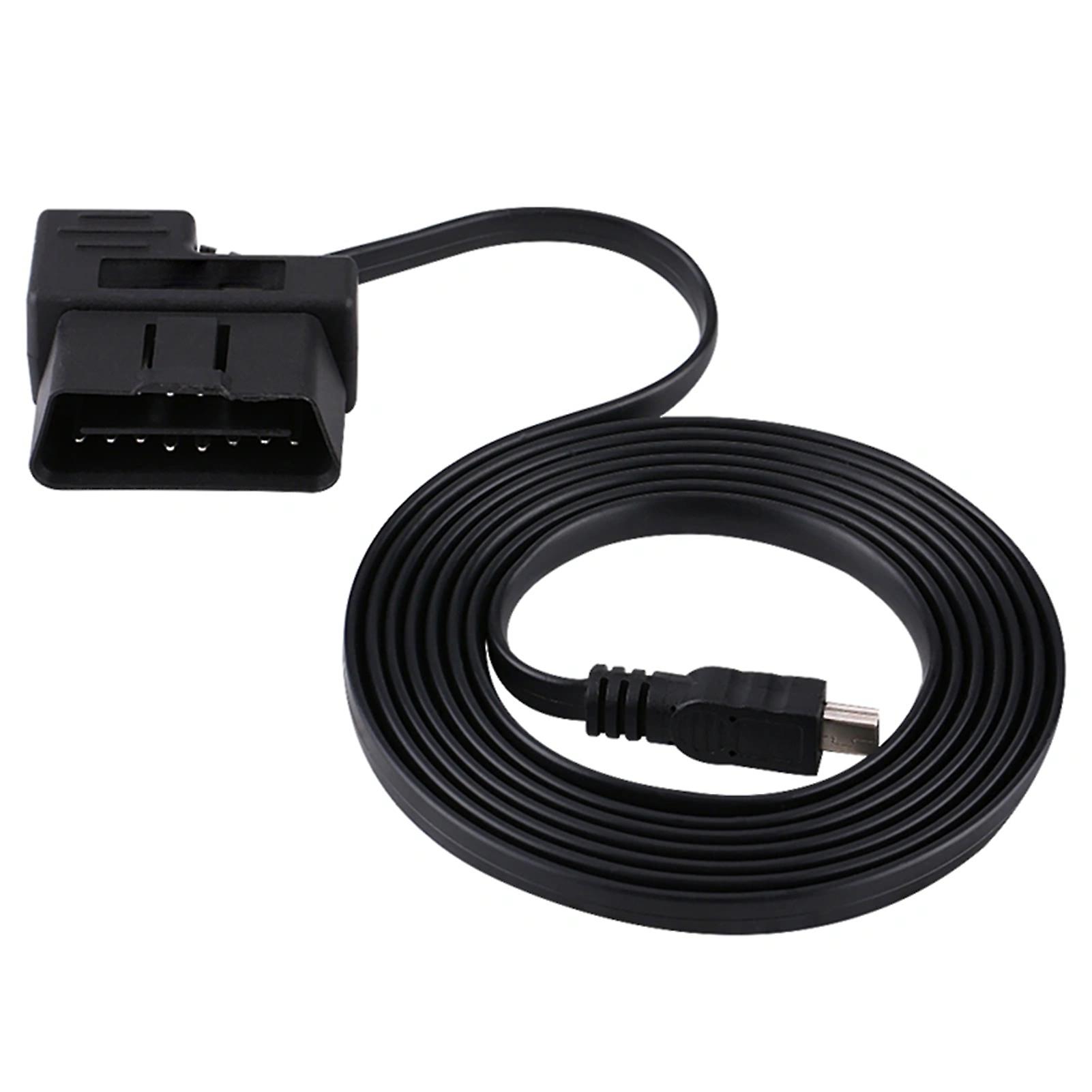OBD2 Dashcam Power Cable Portable OBD Power Adapter Cable for DVR