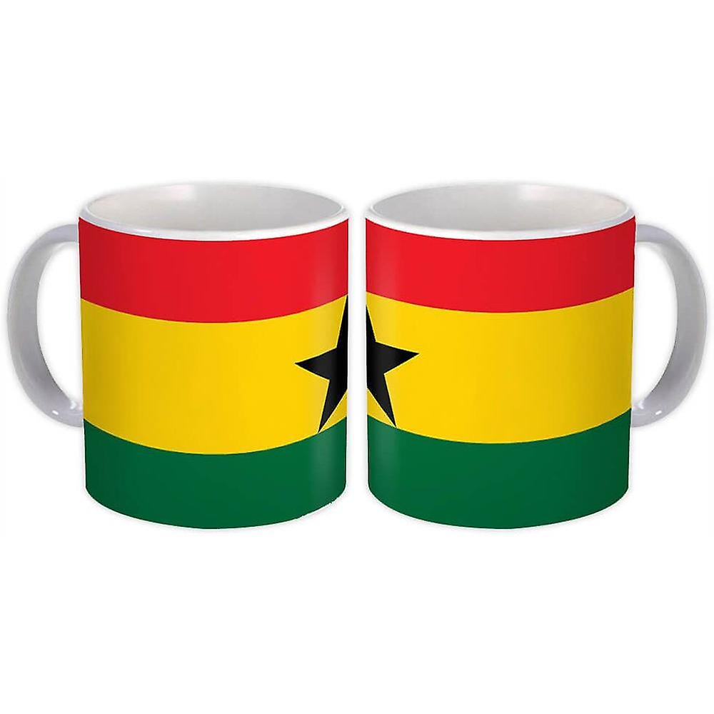 Geschenkbecher: Ghana Flagge
