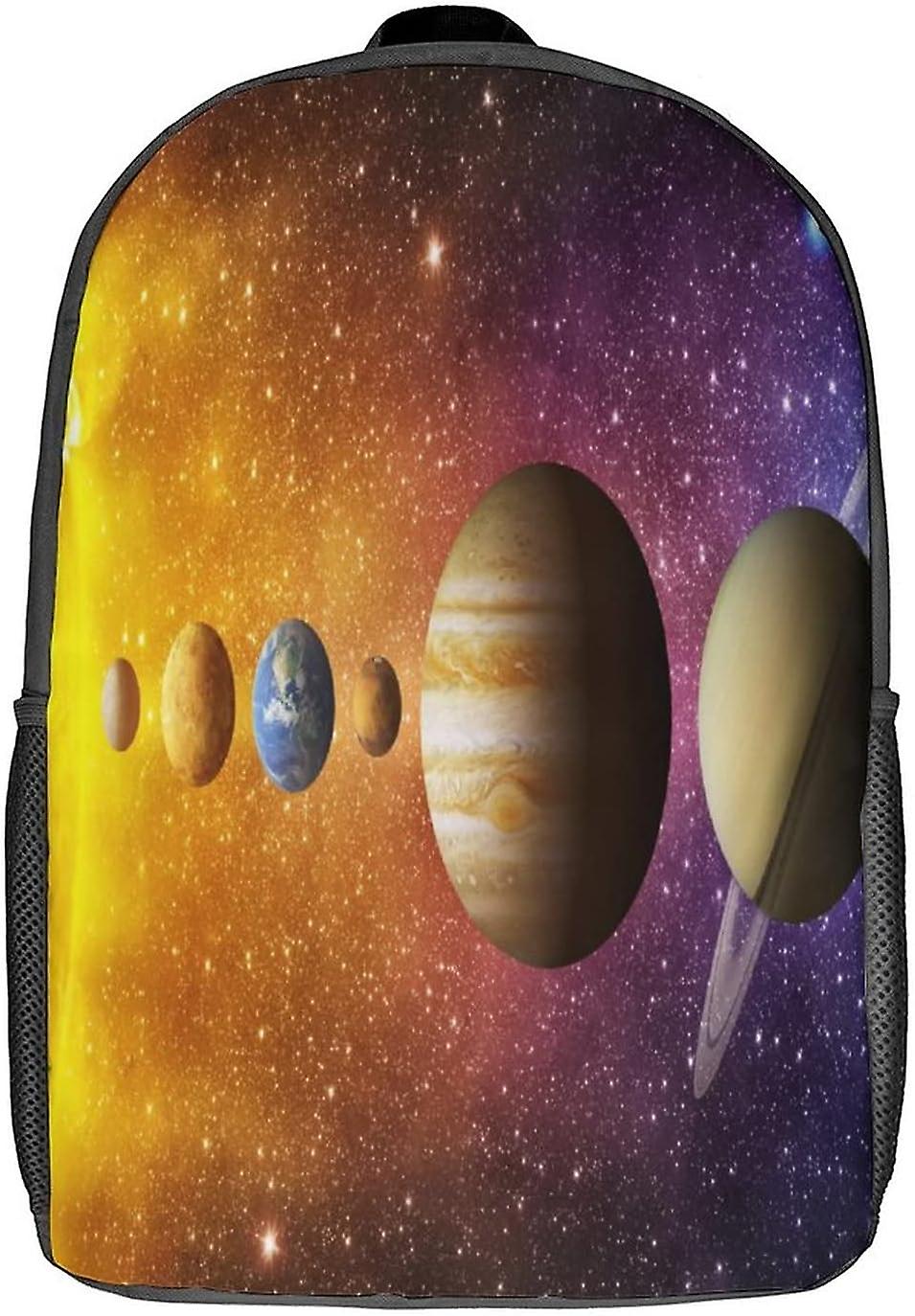 LOPUCK حقيبة ظهر للأطفال الكون الفضاء مدرسة حقيبة ظهر 3D غالاكسي حقيبة مدرسية للأطفال حقيبة ظهر مدرسية حقائب مدرسية حقيبة ظهر عصرية مع حقائب كتاب الجيب