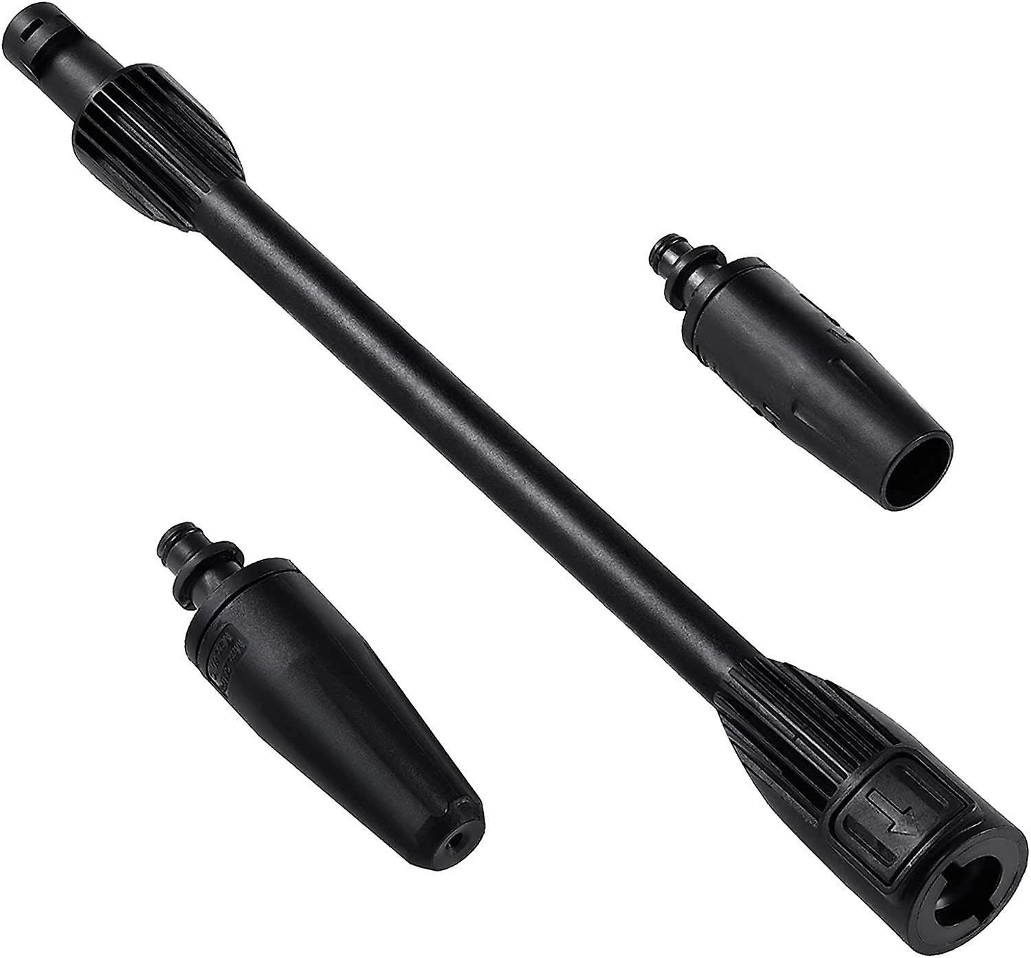 Dual function pressure washer replacement gun compatible with Karcher K2-K7 series with 2 spray