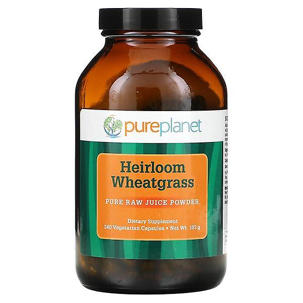 Pure Planet, Heirloom Wheatgrass, 240 Vegetarian Capsules, 103 g