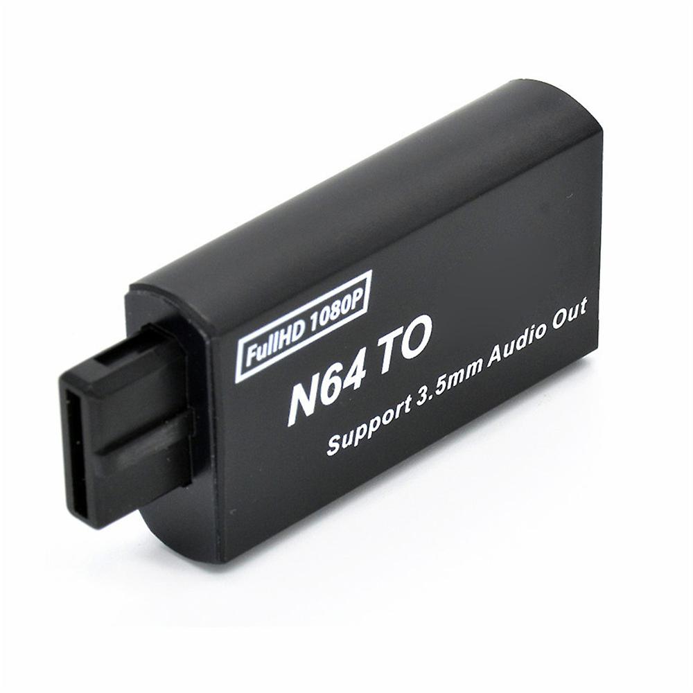 Game Console to HDMI-compatible Converter Adapter Plug-and-Play for N64/SNES/NGC HDMI-compatible Adapter with 3.5mm Audio Output