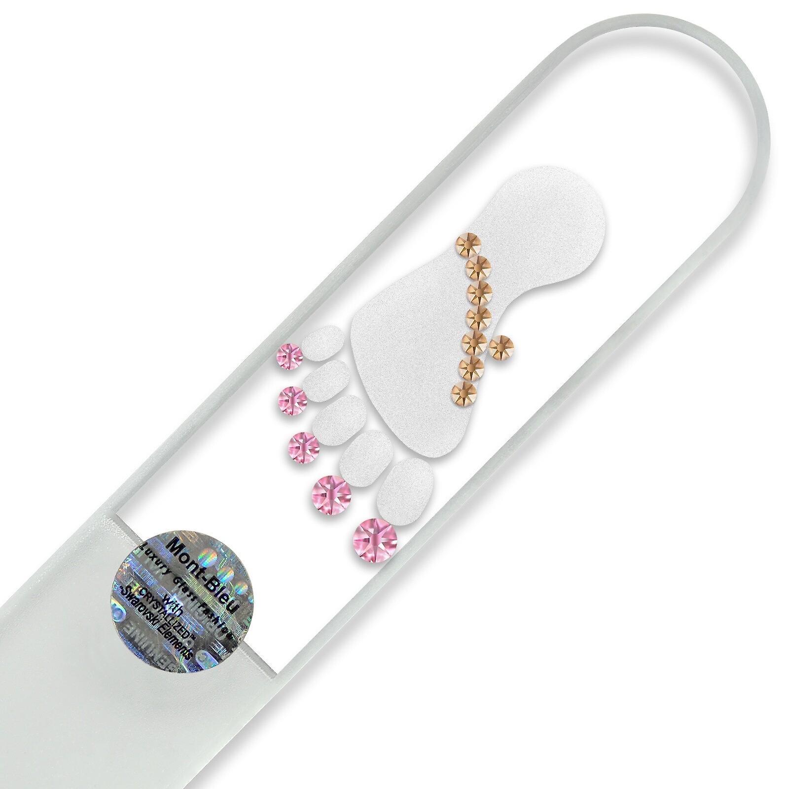 大きなクリスタルネイルファイルフット365-1 - ライトコロラドトパーズ