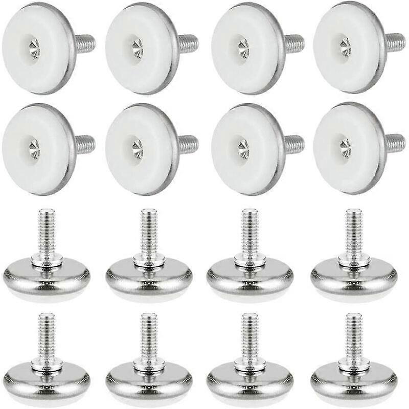 30 Pcs Pied pour Meuble Reglable M6x15mm Pieds Vrin Rglable Niveleurs pour Chaise Table Armoire
