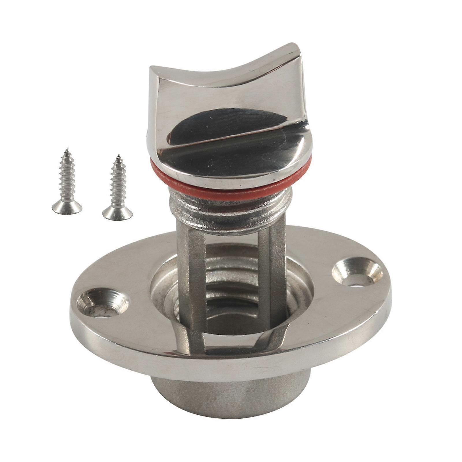 Garboard Drain Plug High Reliability Fits 1" Hole for Dinghy Kayak Boat 2 Pieces