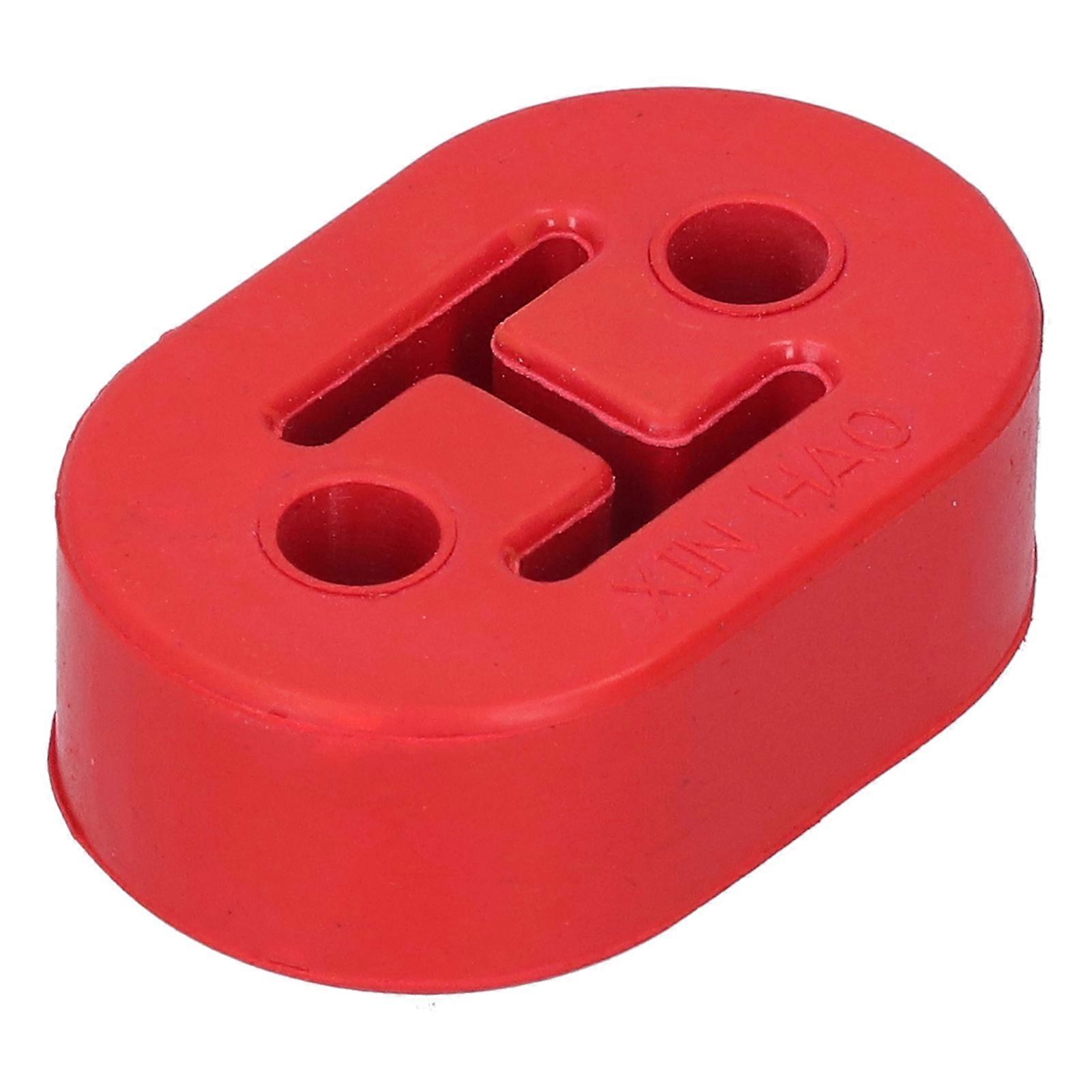 2?Hole Muffler Hanger Polyurethane Shakeproof Universal Automobile Exhaust Pipe FittingsRed