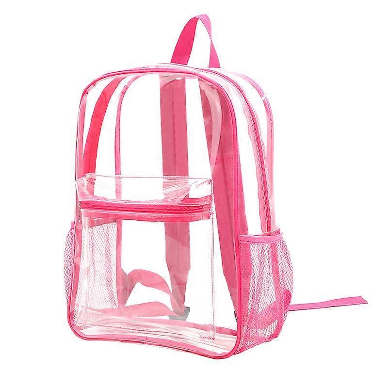 Transparent Pvc Backpack Waterproof Large Capacity Student Bag Storage Bag