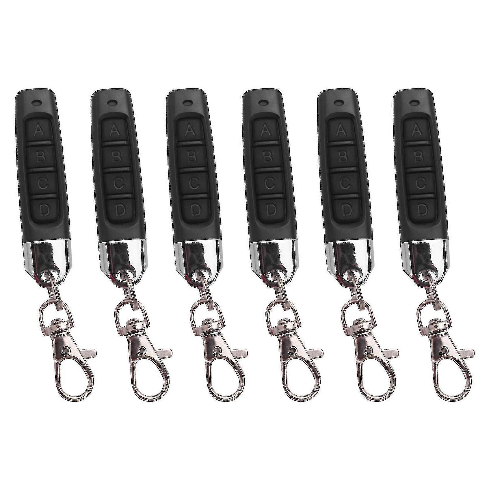 2024 6x 433mhz Télécommande Porte de garage Ouvre-porte Télécommande Duplicateur Clone Code de clonage Voiture K