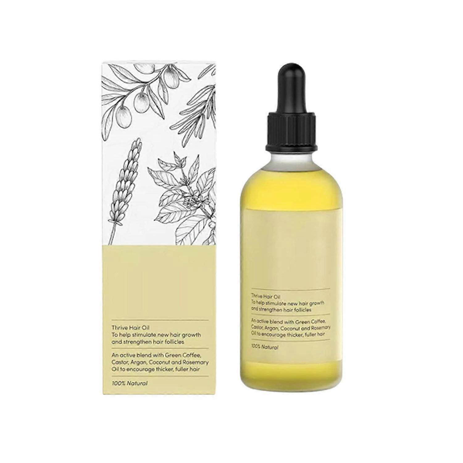 Tsim Hair Growth Oil 100% Natural Hair Oil With Caffeine, Biotin, Castor Oil, Argan Oil, Coconut Oil, And Rosemary Oil For Hair Growth Effective Hair