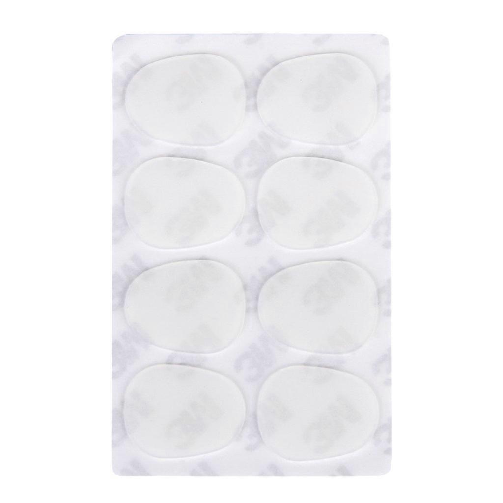 8 pezzi toppe e cuscinetti per bocchini per sassofono contralto/tenore da 0,8 mm, traslucidi