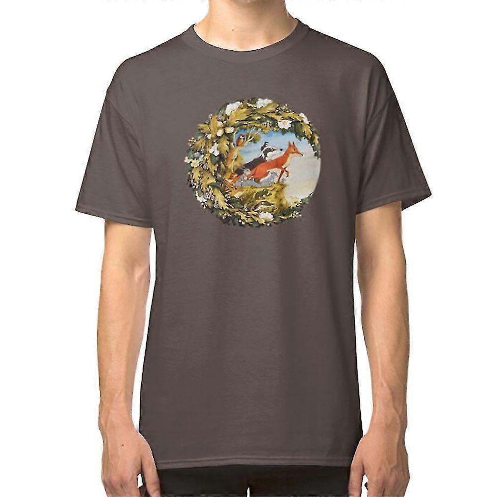 Dieren van Farthing Hout Klassiek Design T-shirt