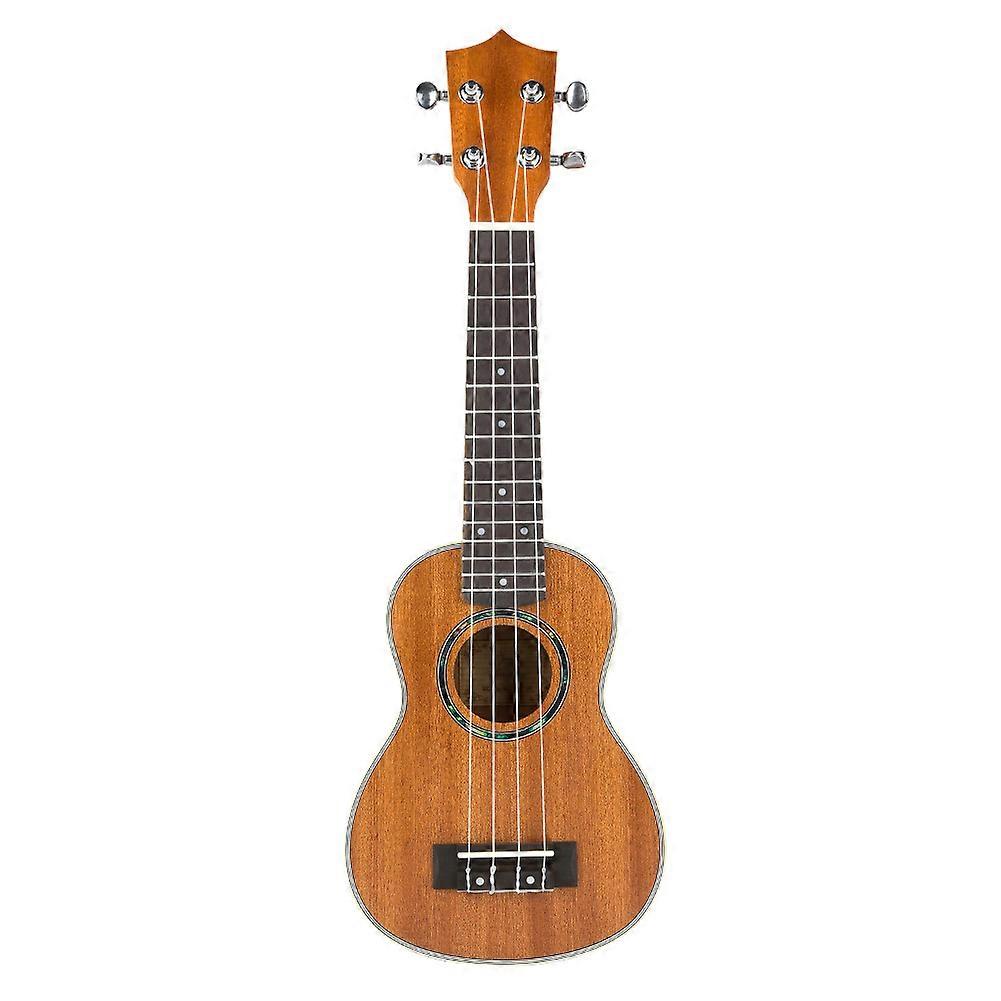 21 polegadas Ukulele Rosewood Bridge Fingerboard Okoume Head Neck Plastic Nut Saddle para músico