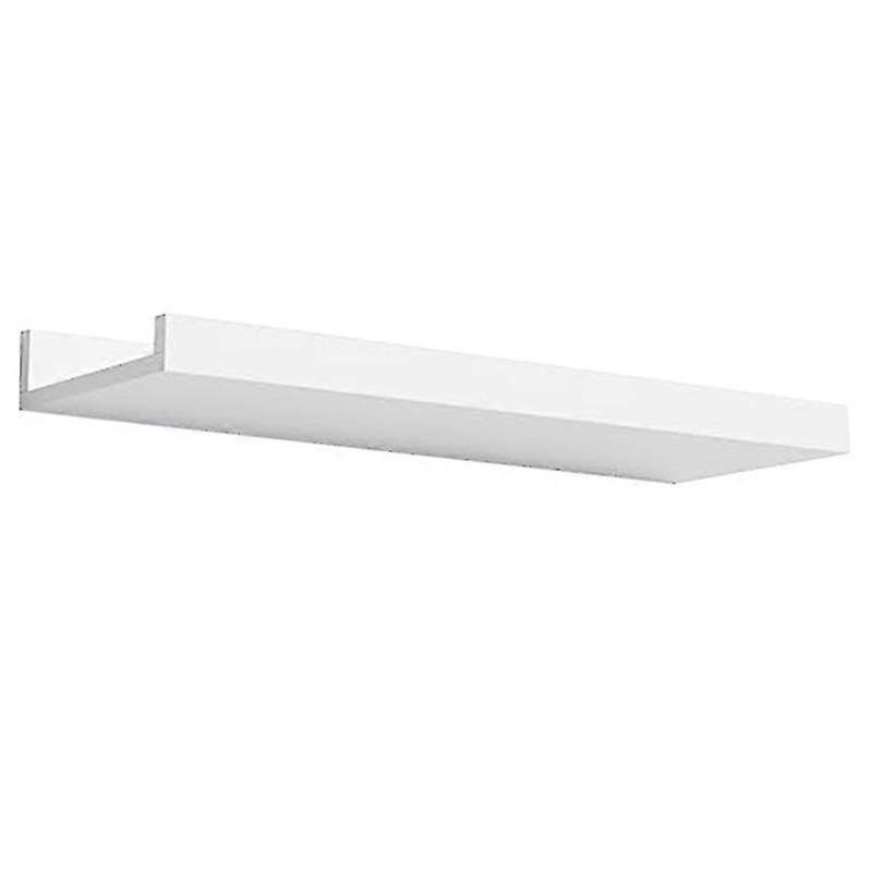 Floating Shelf Wall-Mounted, Bedroom Modern White Wall Frame, Used for Decoration Living Room Bathr