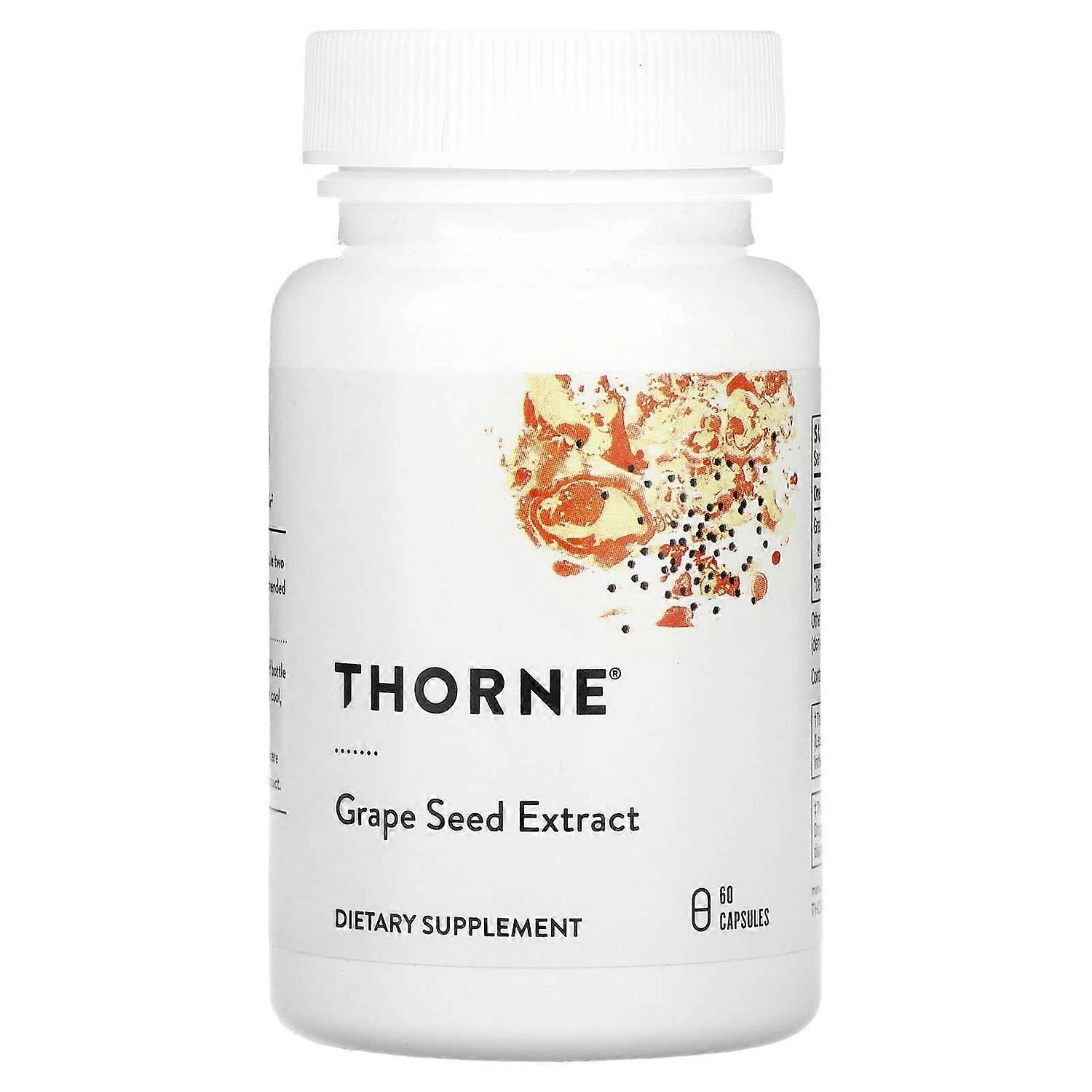 Thorne, Grape Seed Extract, 60 Capsules