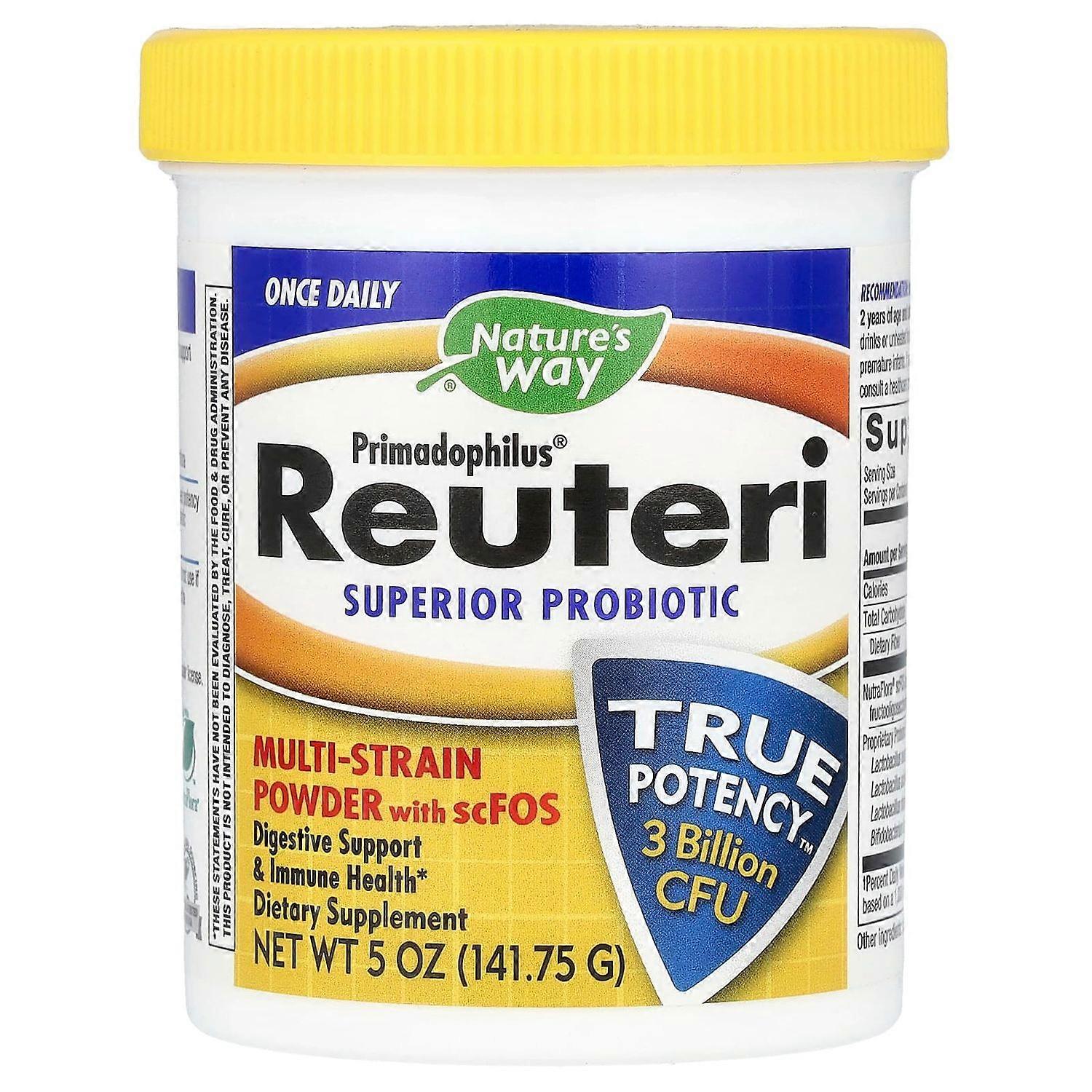 Nature's Way, Primadophilus Reuteri, Superior Probiotic, 3 Billion CFU, 5 oz (141.75 g)