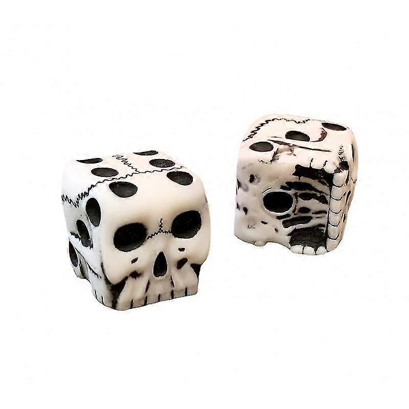 6pcs Skull Shaped Dice 6 Sided  SZRH A-F