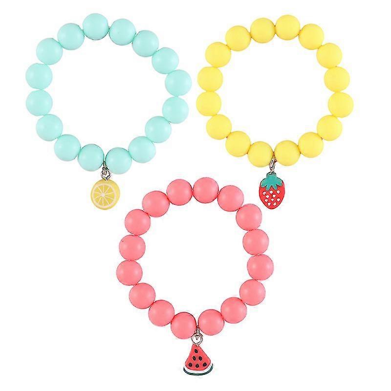 3pcs Fruit Beads Bracelets