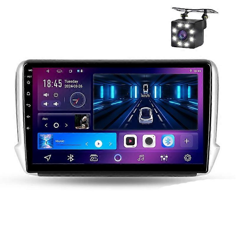 For Peugeot 2008 1 2013 - 2020 Car Radio Multimedia Video Player WIFI Navigation GPS