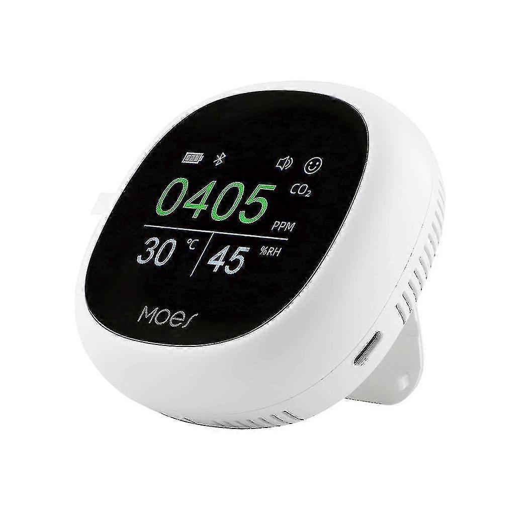 Smart 3 In 1 Carbon Dioxide Air Quality Monitor Detector Temperature Humidity Sensor Portable Mete