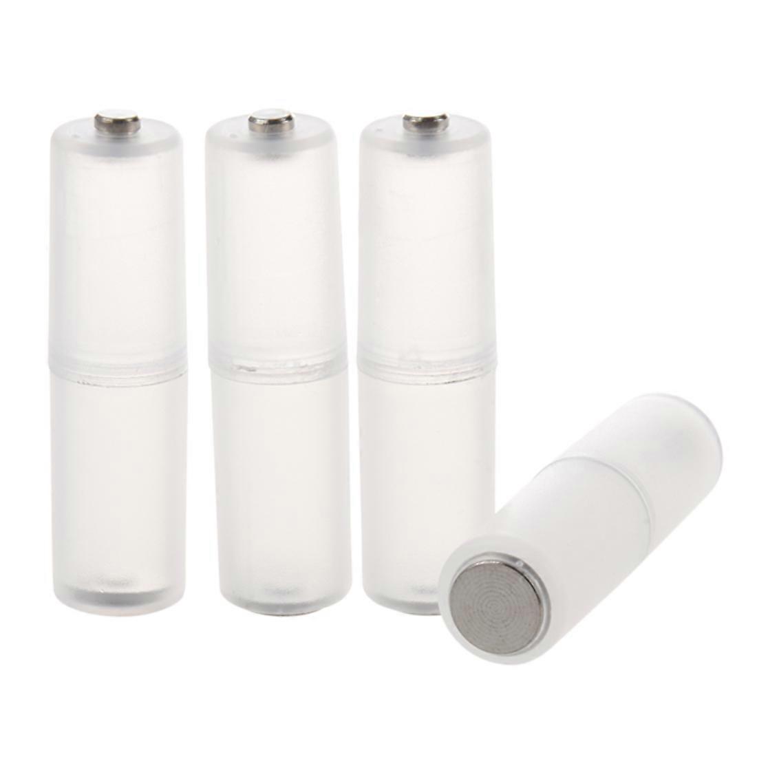 4 stuks AAA naar AA Batterij Cel Converter Adapter Cylondrical Case Holder