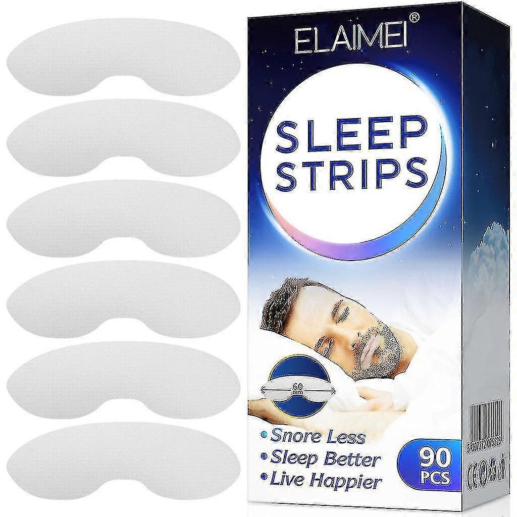 90 Pieces Sleep Strips Gentle Tape Prevent Mouth Breathing For Nose Breathing