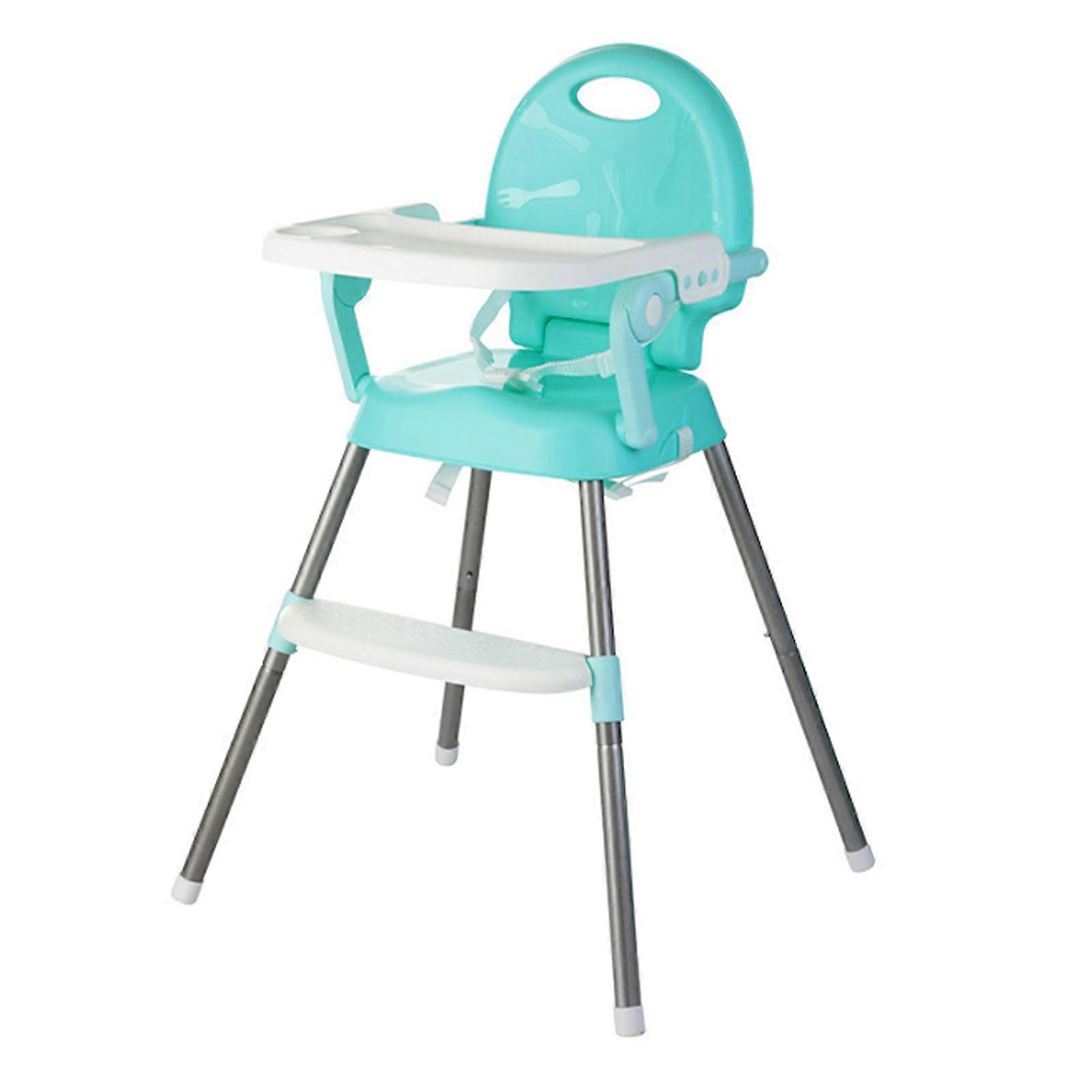 Baby High Chair Light Weight Portable Tabletalk Highchair Extendable Food Eating Chair Green