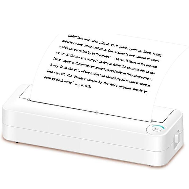 Bluetooth Connection Inkless A4 Printer X8