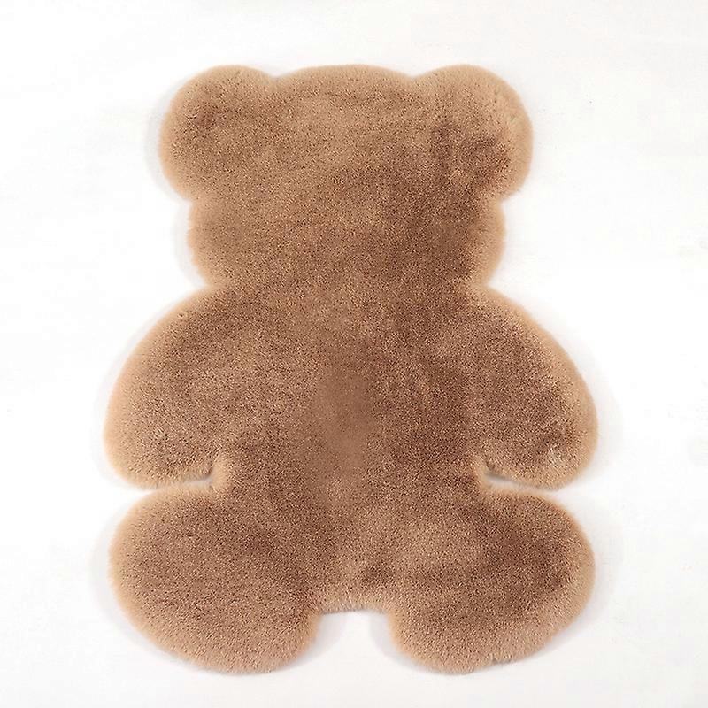 Modern area rug bear shape universal comfortable cute