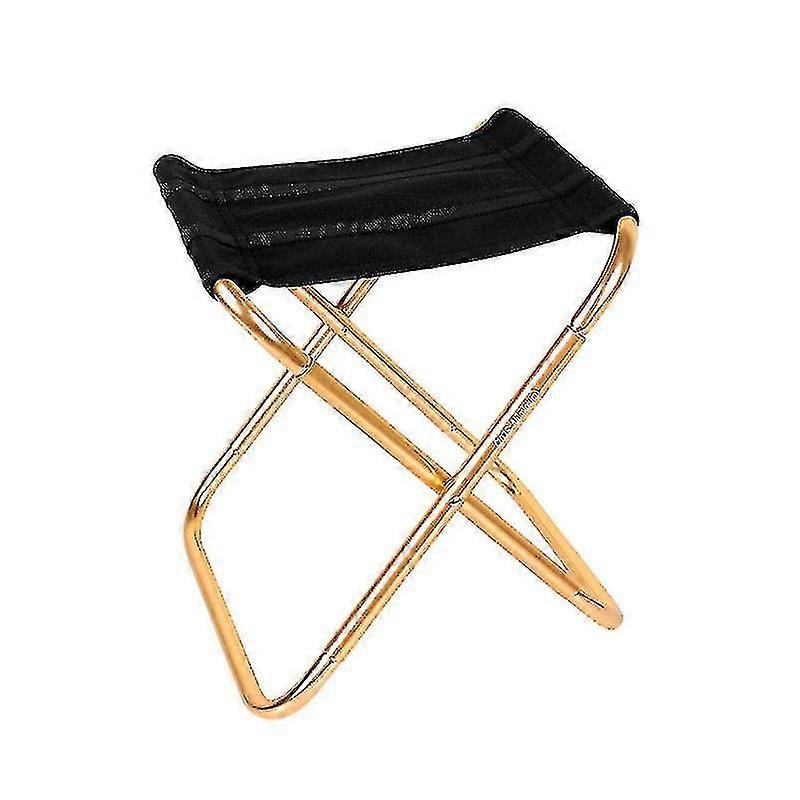 Aluminiumlegierung Klapphocker Ultra Light Portable Outdoor Camping Chair (Farbe: Gold)